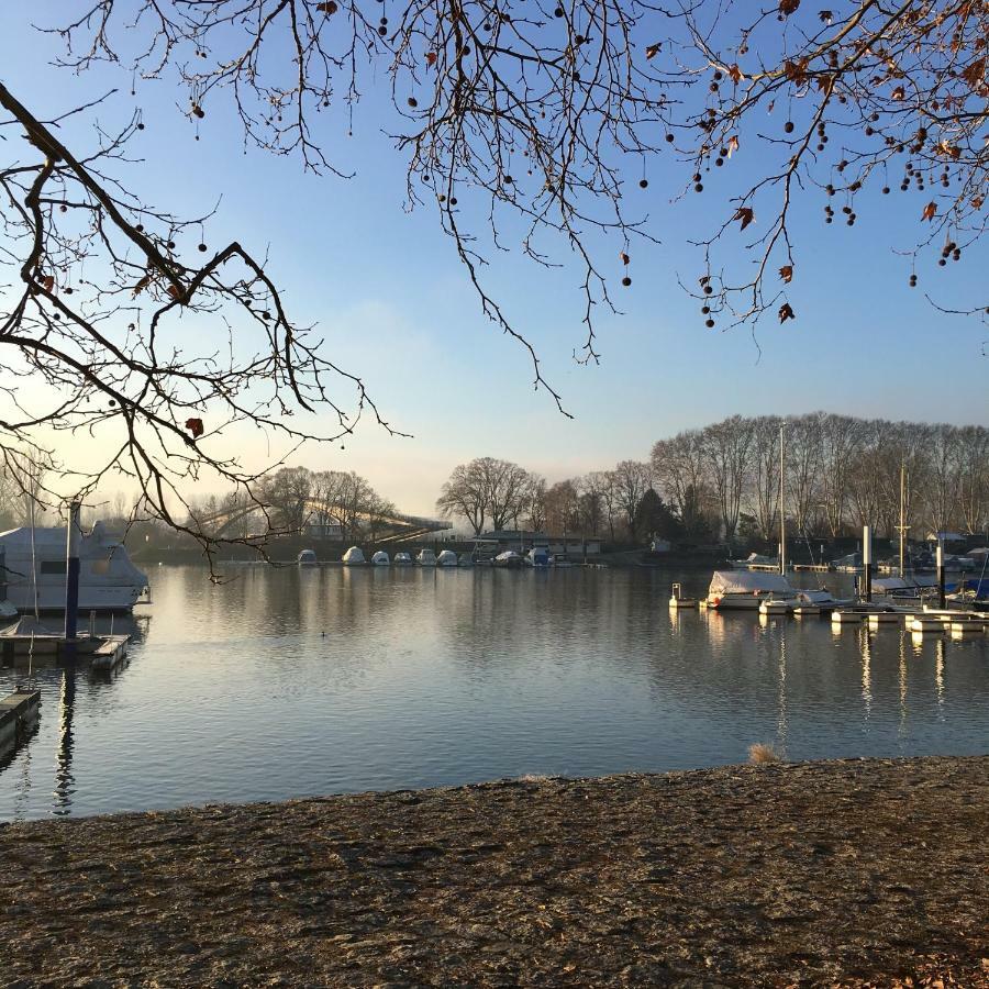Ferienwohnung Schmuckkästle am Hafen Wiesbaden Exterior foto